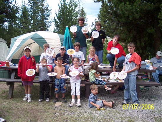 2006 family reunion in Yellowstone National Park